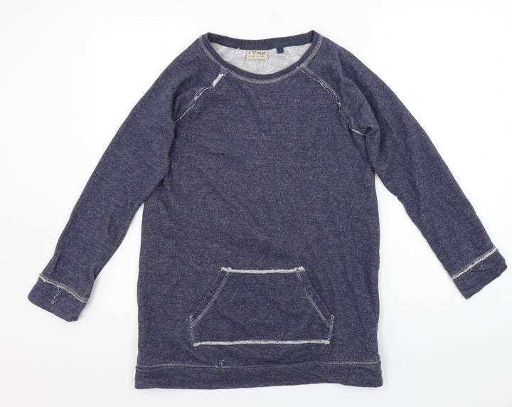 NEXT Girls Blue Rayon Pullover Jumper Size 12 Years
