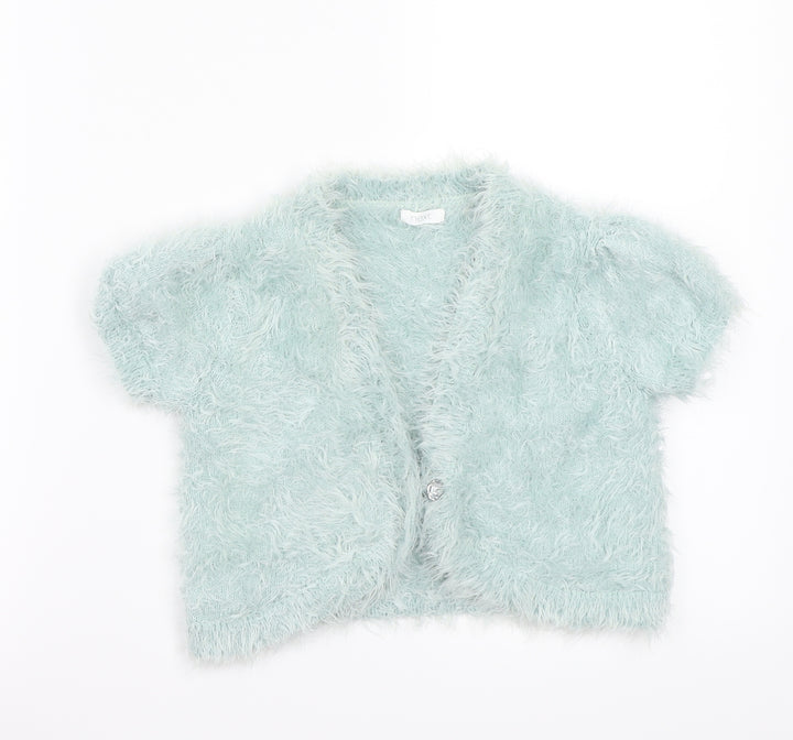NEXT Girls Blue Cardigan Jumper Size 10 Years