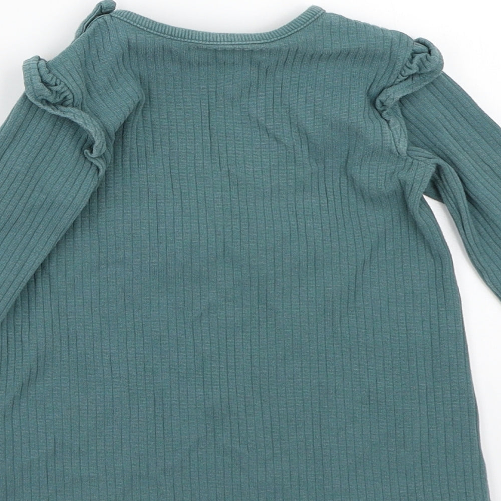 George Girls Green   Basic T-Shirt Size 2 Years