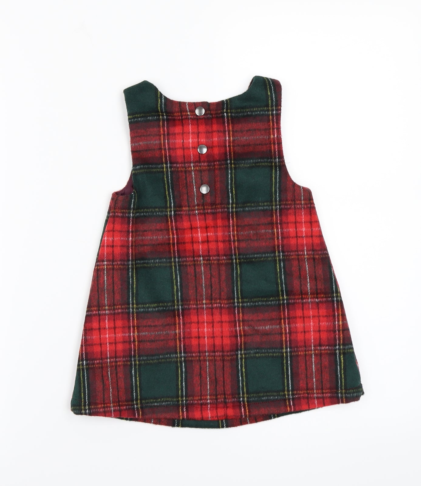 Nutmeg Girls Red Check  A-Line  Size 2 Years