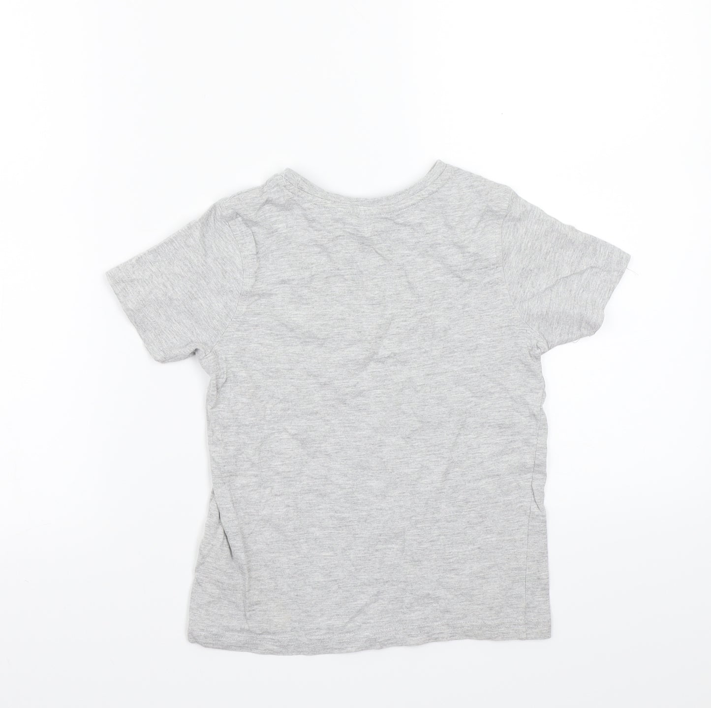George Boys Grey   Basic T-Shirt Size 5-6 Years