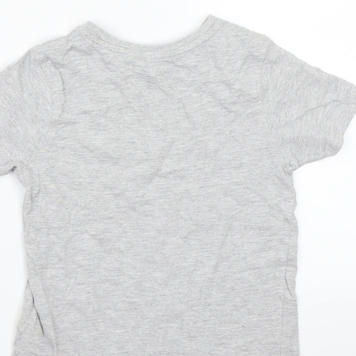 George Boys Grey   Basic T-Shirt Size 5-6 Years