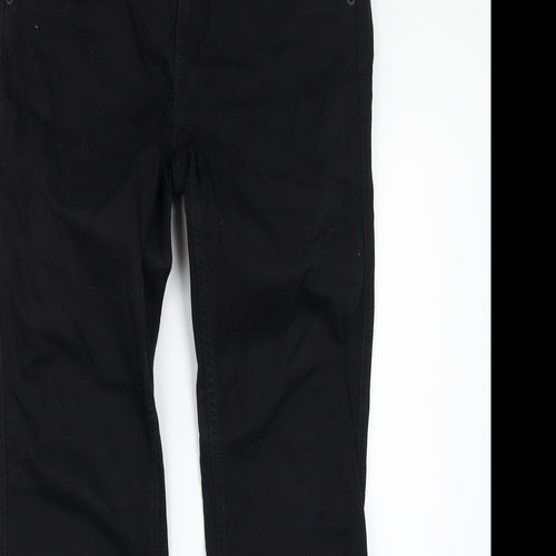 Miss Selfridge Womens Black   Straight Jeans Size 14 L27 in