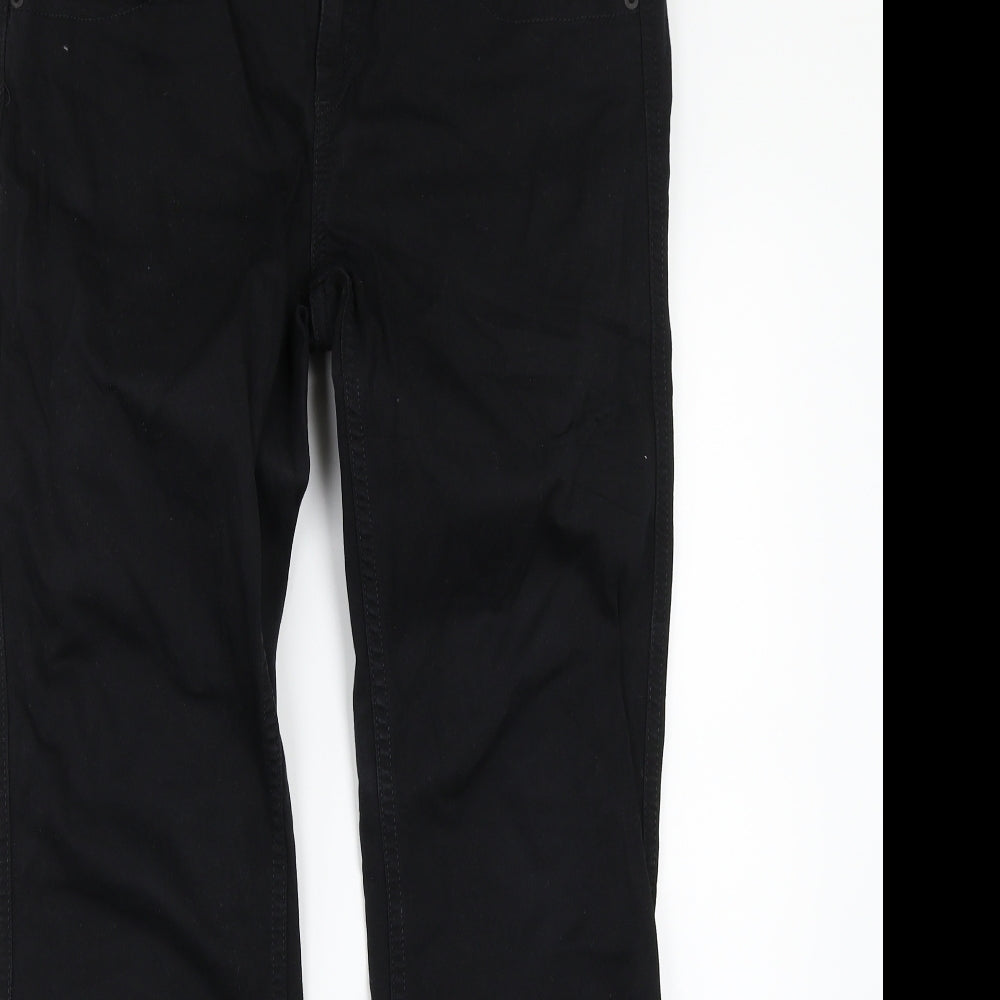 Miss Selfridge Womens Black   Straight Jeans Size 14 L27 in