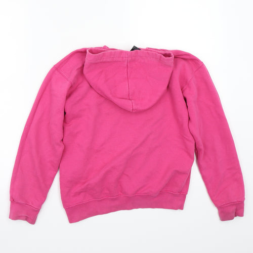 Point Sportswear Girls Pink  Rayon Pullover Hoodie Size S