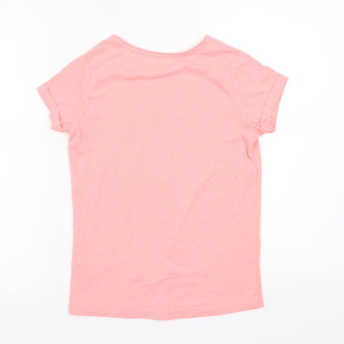 Primark Girls Pink   Basic T-Shirt Size 10-11 Years
