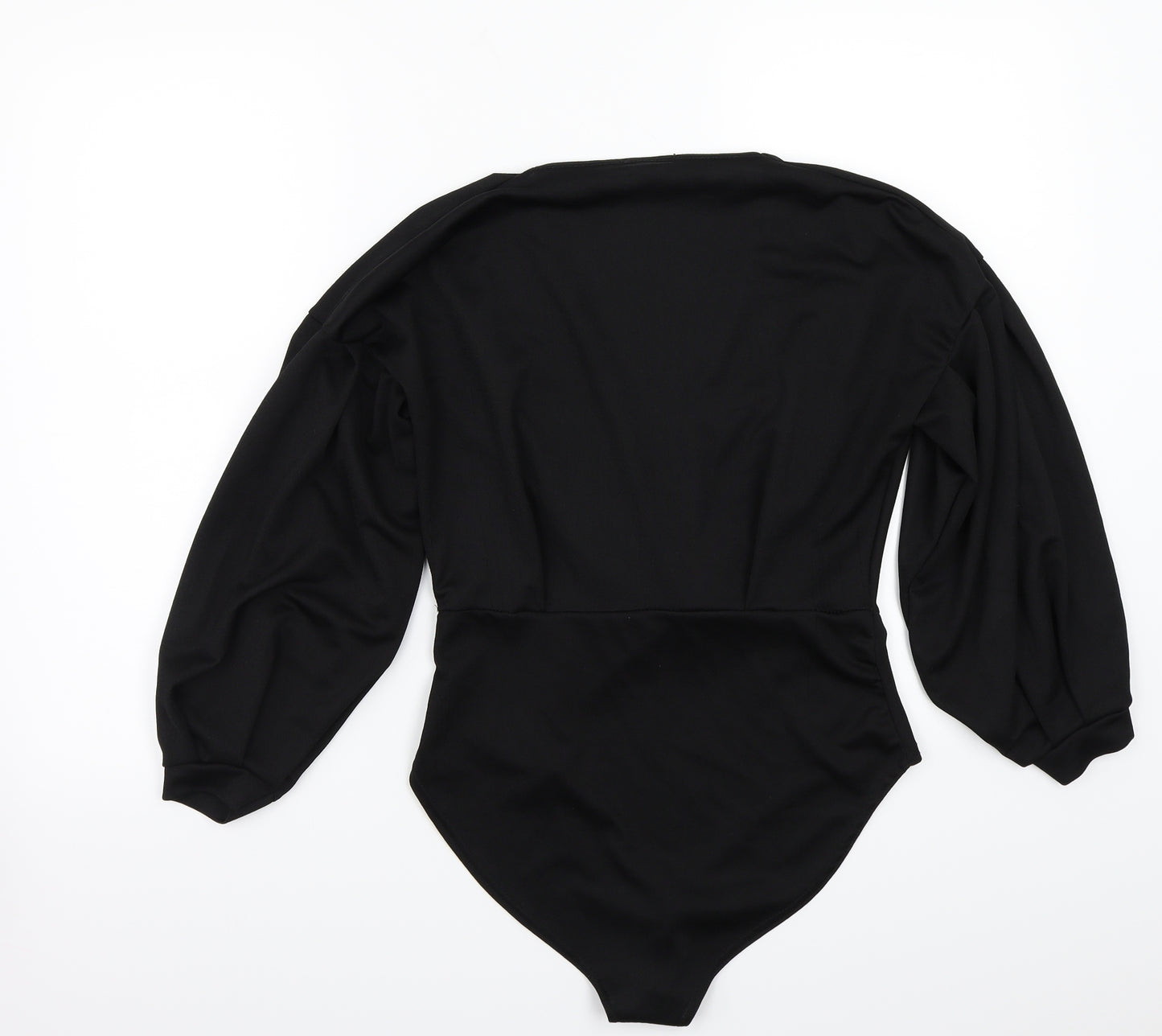 Boohoo Womens Black   Bodysuit One-Piece Size 14
