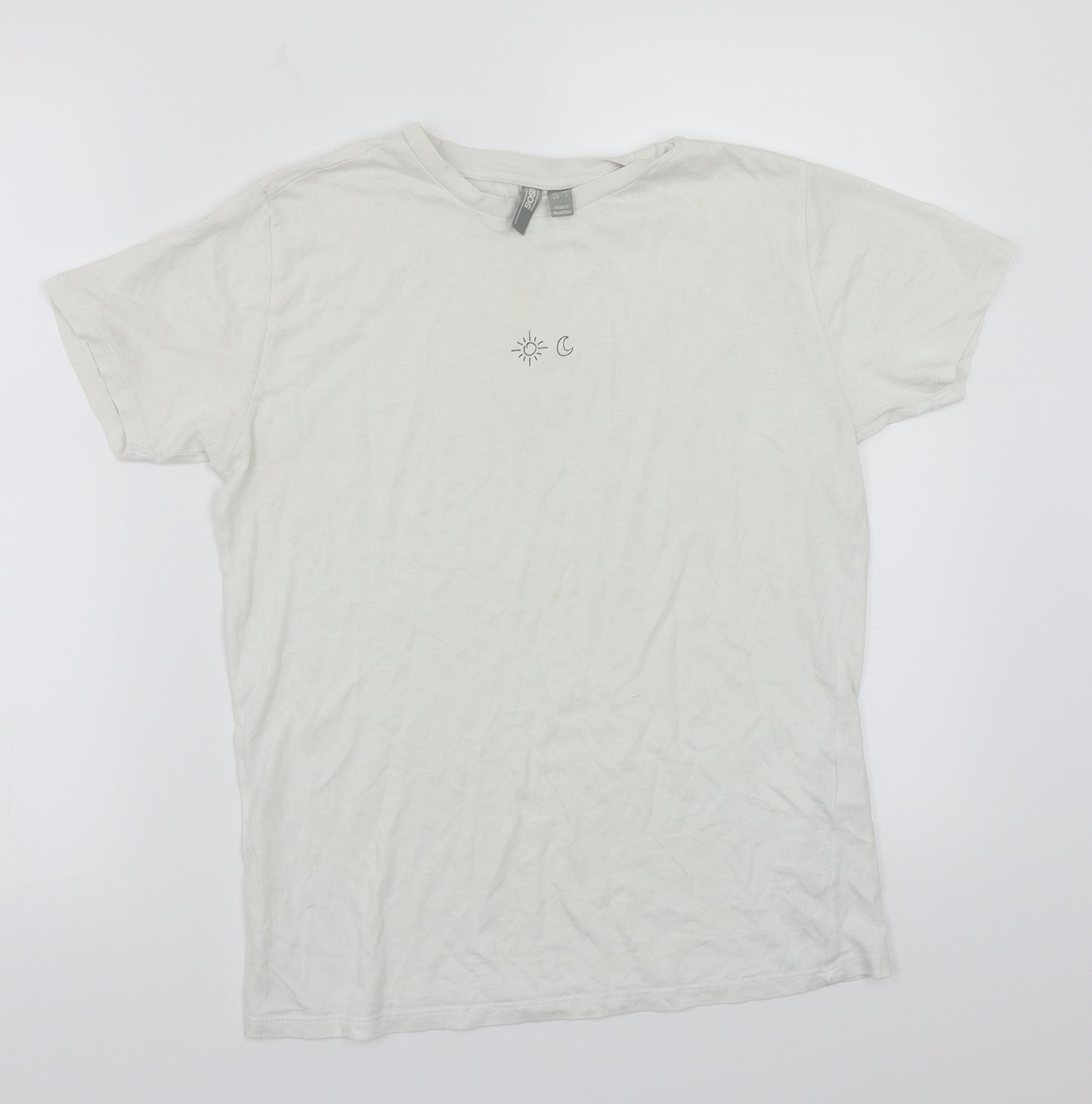 ASOS Womens White   Basic T-Shirt Size 6