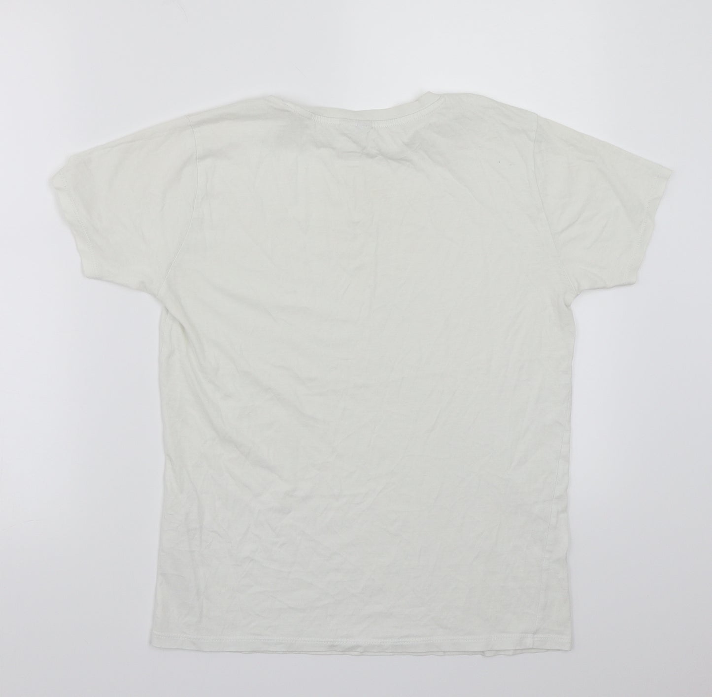 ASOS Womens White   Basic T-Shirt Size 6