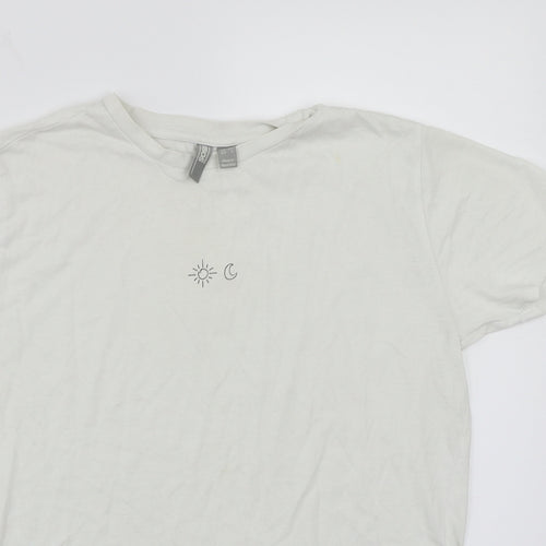 ASOS Womens White   Basic T-Shirt Size 6