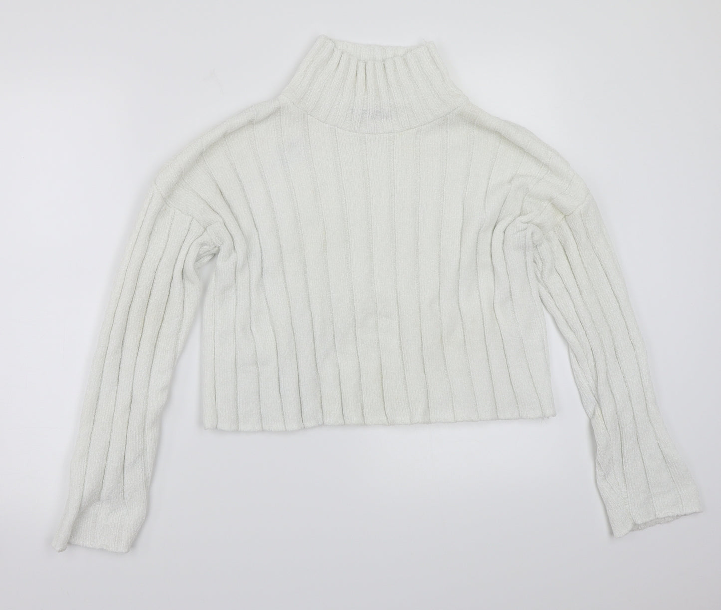SheIn Womens White   Pullover Jumper Size XS