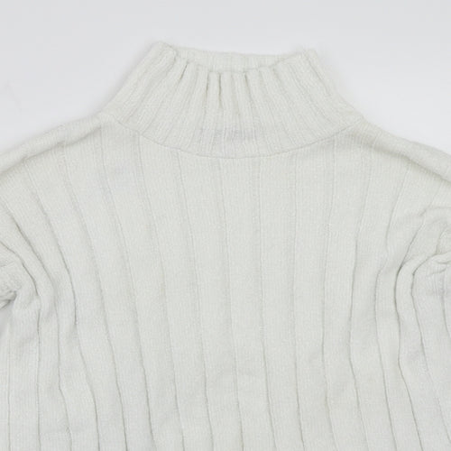 SheIn Womens White   Pullover Jumper Size XS