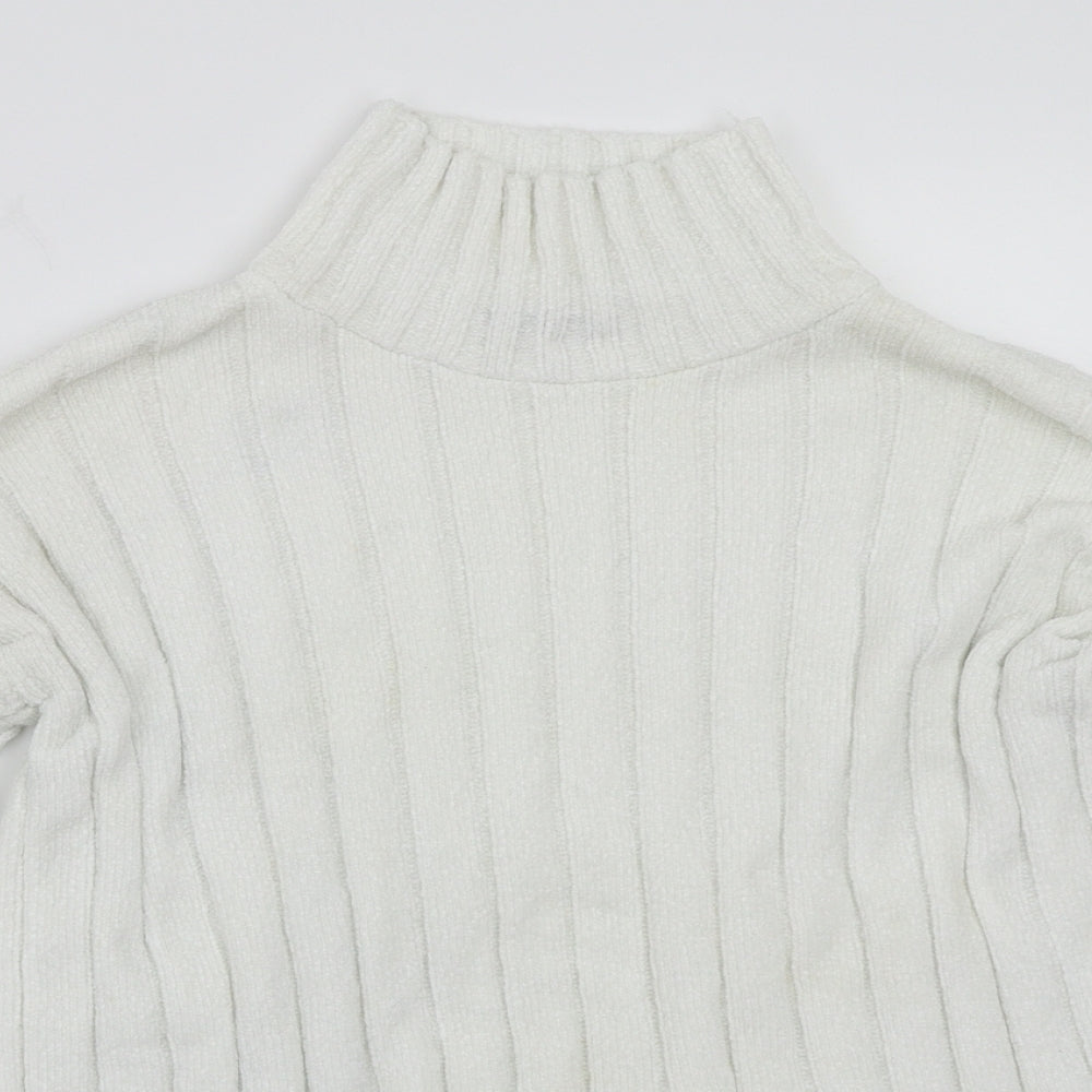 SheIn Womens White   Pullover Jumper Size XS