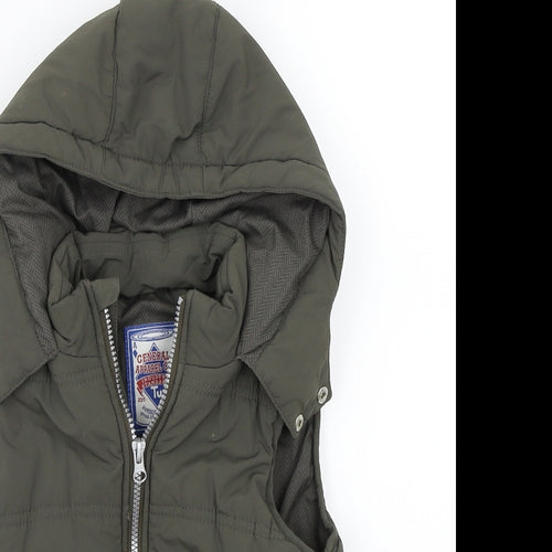 TU Boys Green   Gilet Coat Size 6 Years