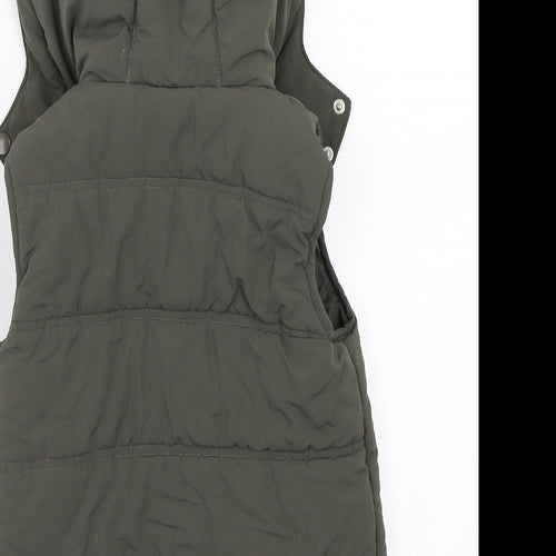 TU Boys Green   Gilet Coat Size 6 Years