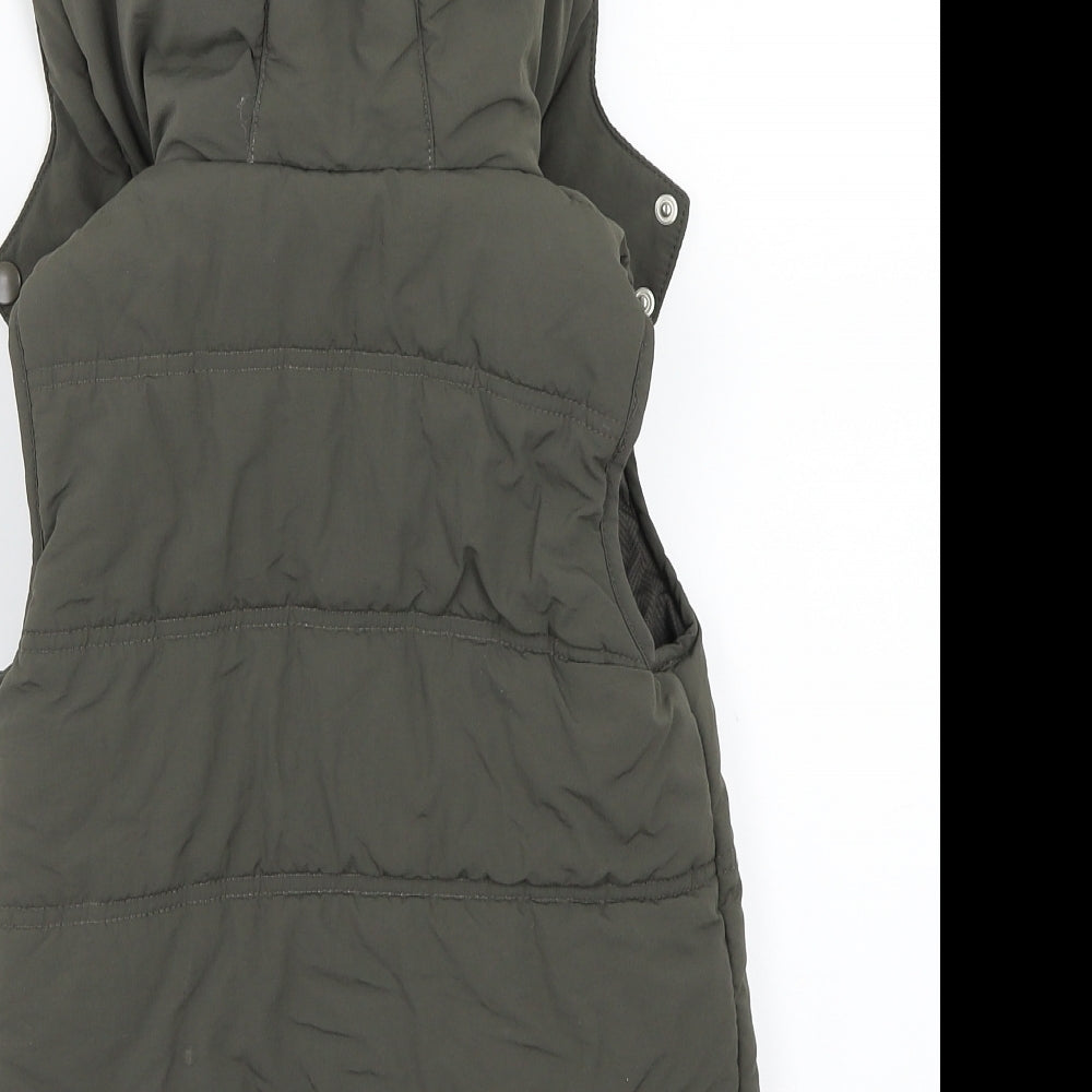 TU Boys Green   Gilet Coat Size 6 Years