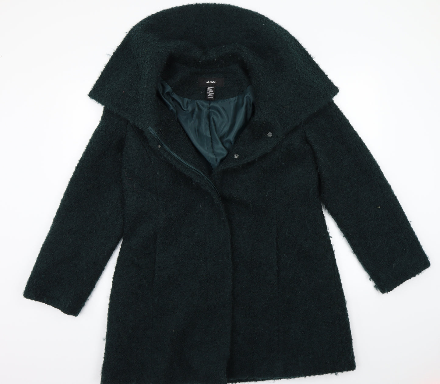Alfani Womens Green   Jacket Coat Size XS