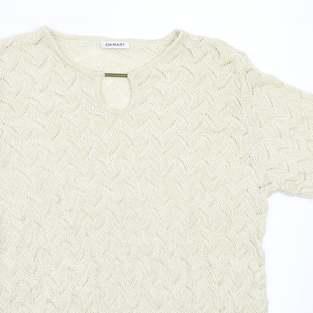 Damart Womens Beige   Basic T-Shirt Size M