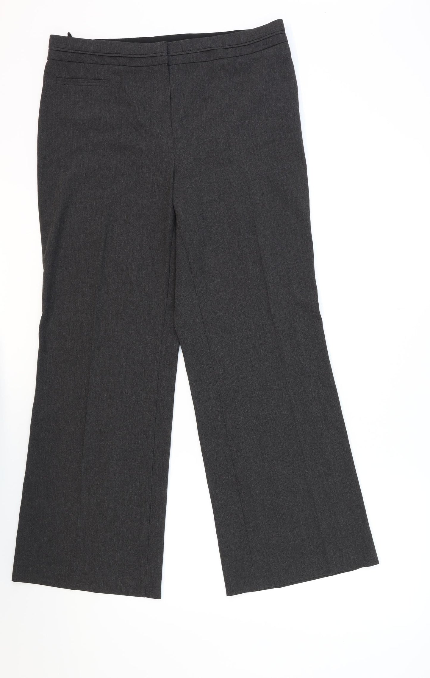 Marks and Spencer Womens Grey   Trousers  Size 14 L29 in
