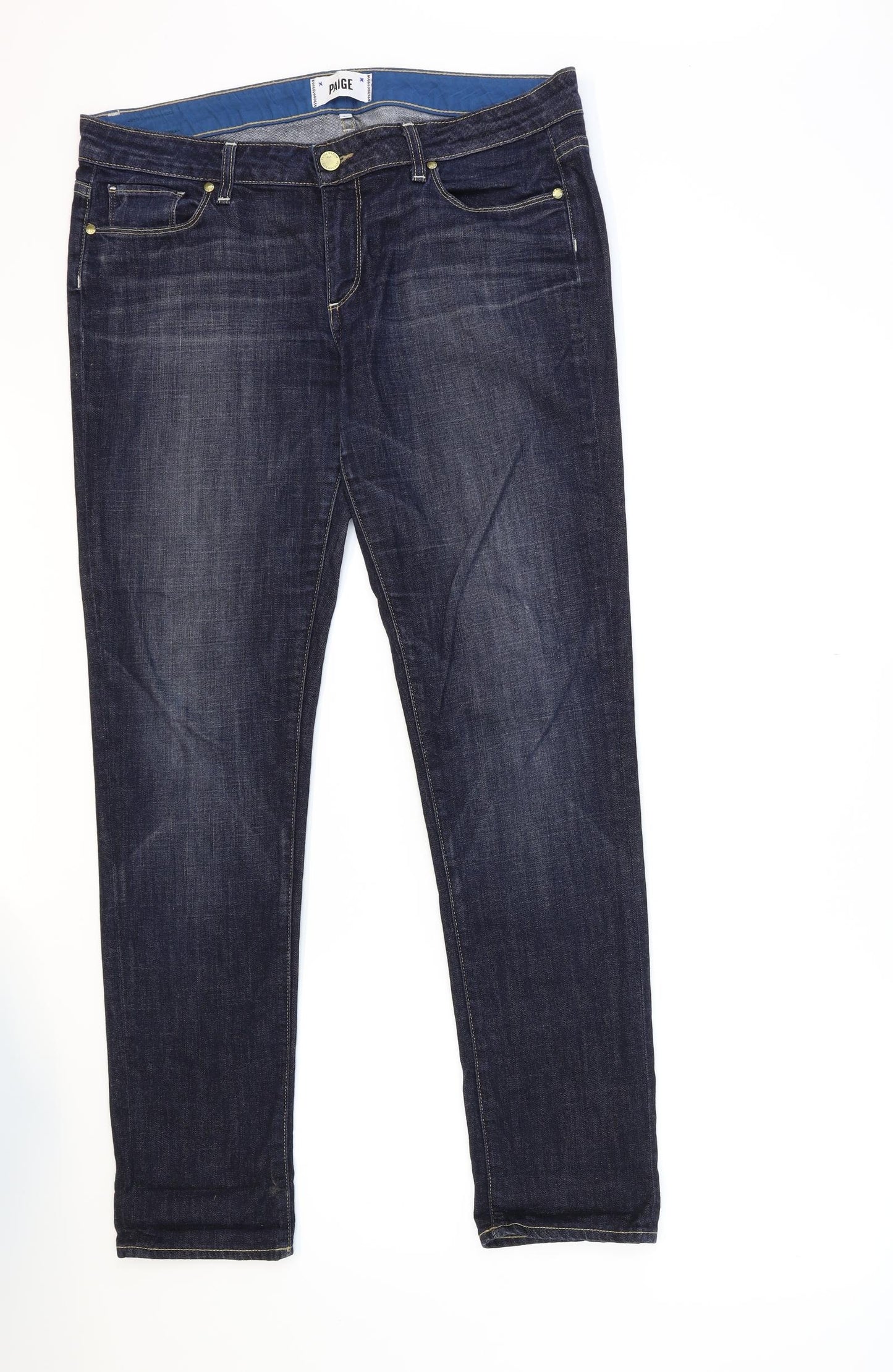 jimmy jimmy skinny Womens Blue  Denim Straight Jeans Size 30 in L30 in