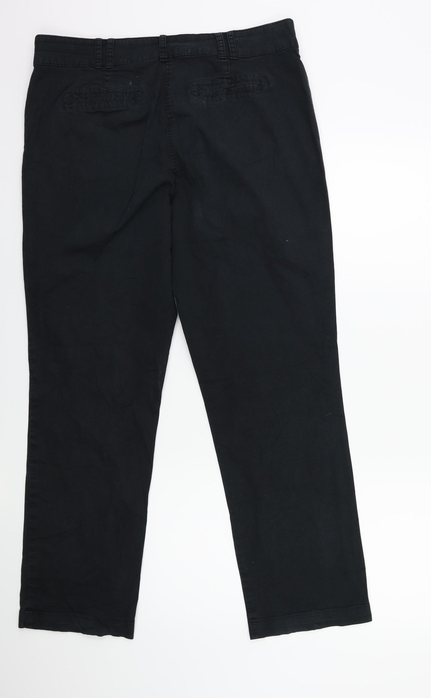 Debenhams Womens Black   Cargo Trousers Size 14 L30 in