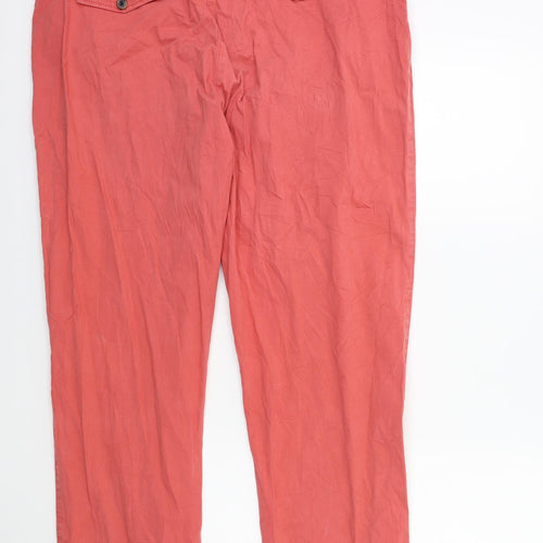 Tchibo Womens Red   Chino Trousers Size 20 L30 in