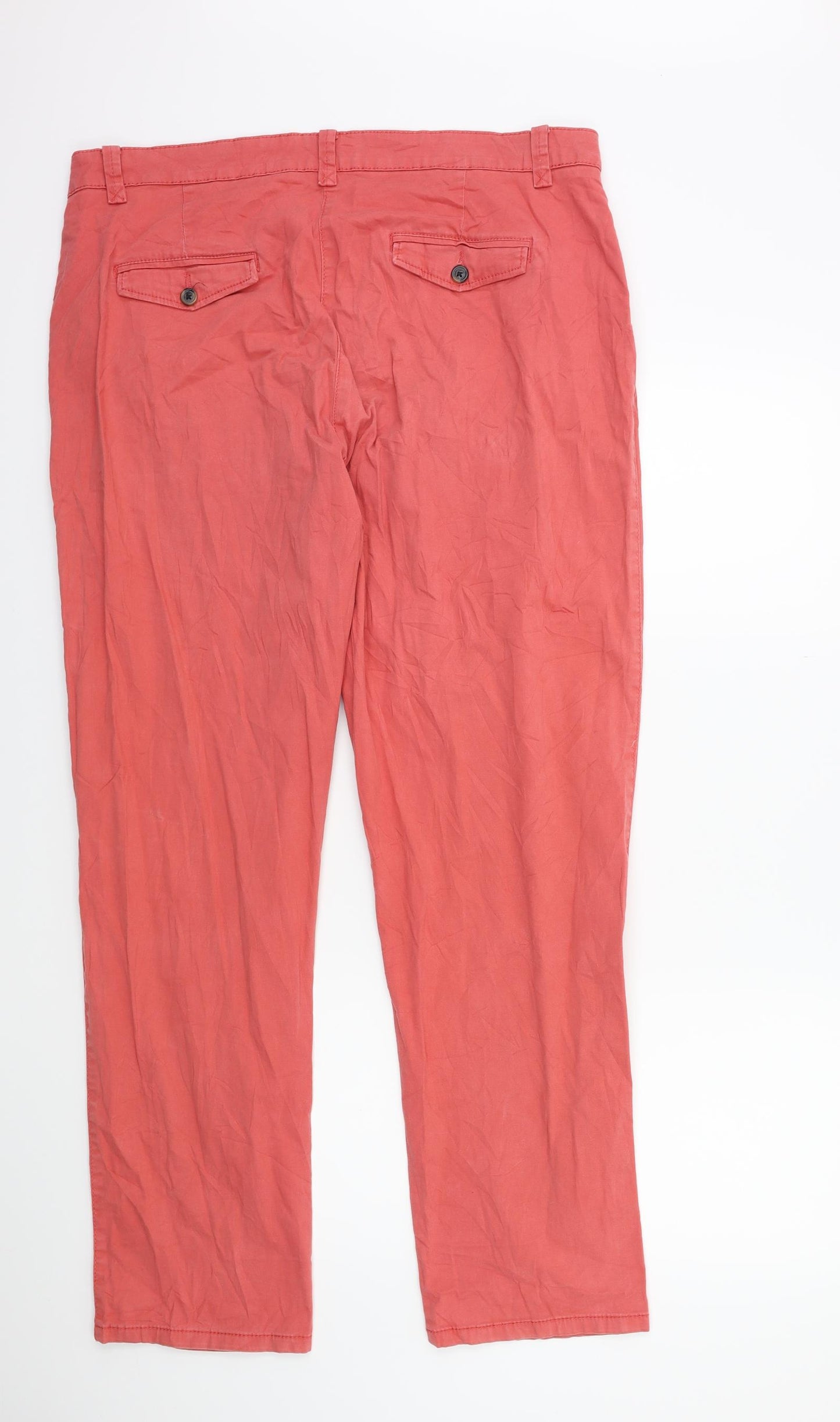 Tchibo Womens Red   Chino Trousers Size 20 L30 in