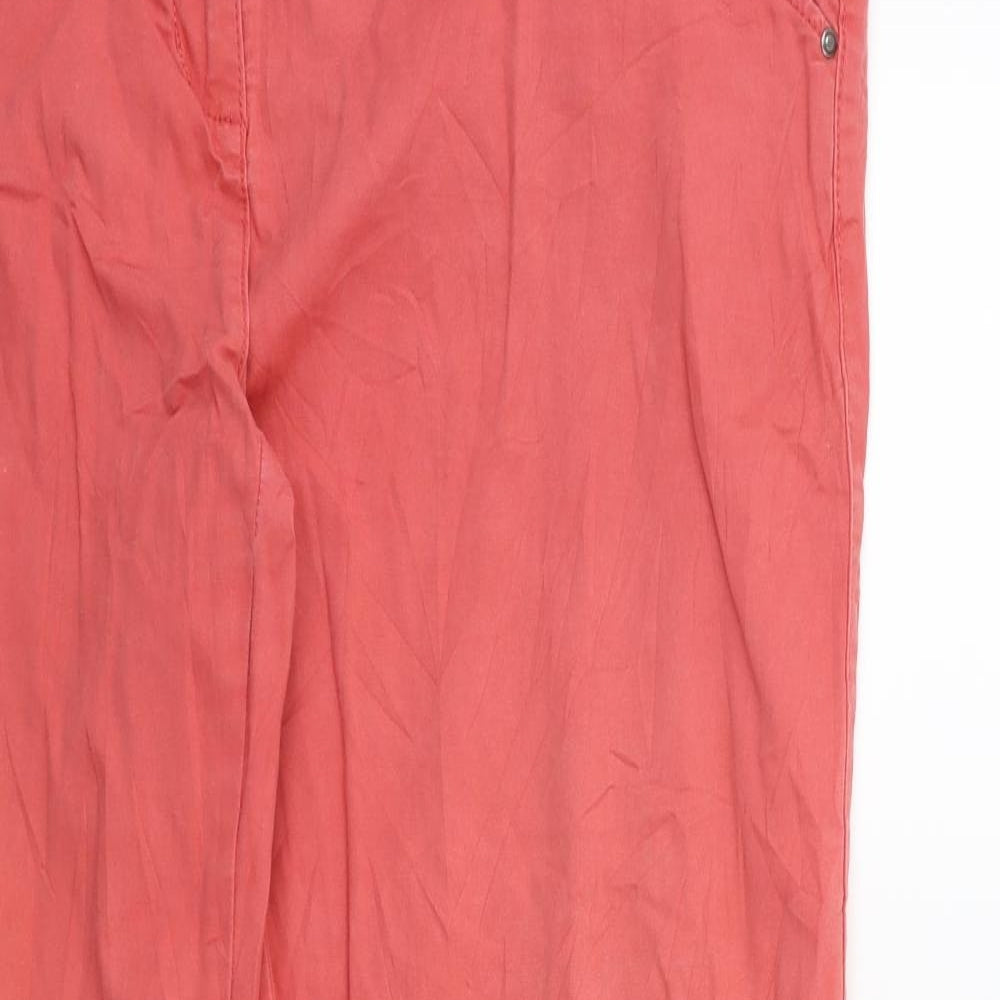 Tchibo Womens Red   Chino Trousers Size 20 L30 in
