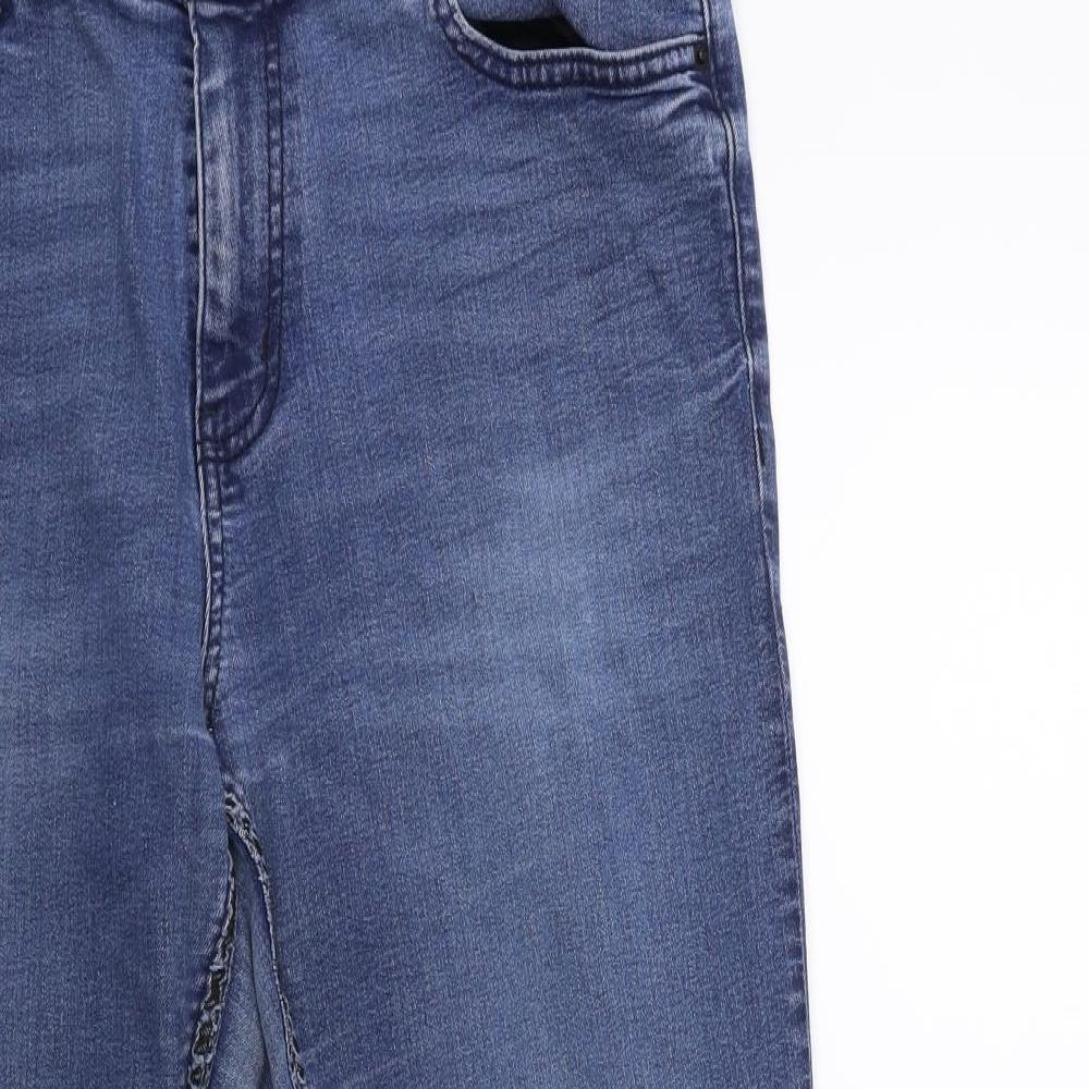 Marks and Spencer Womens Blue  Denim Skinny Jeans Size 14 L27 in