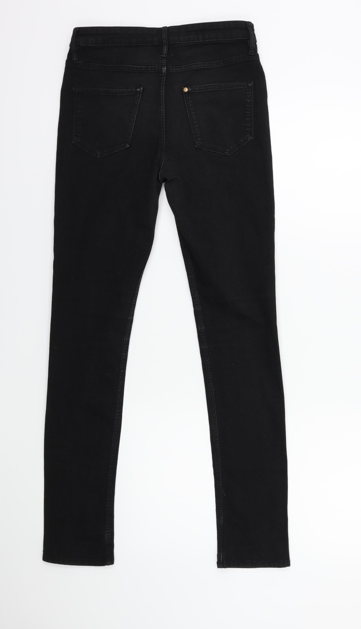 H&M Girls Black  Denim Skinny Jeans Size 14 Years