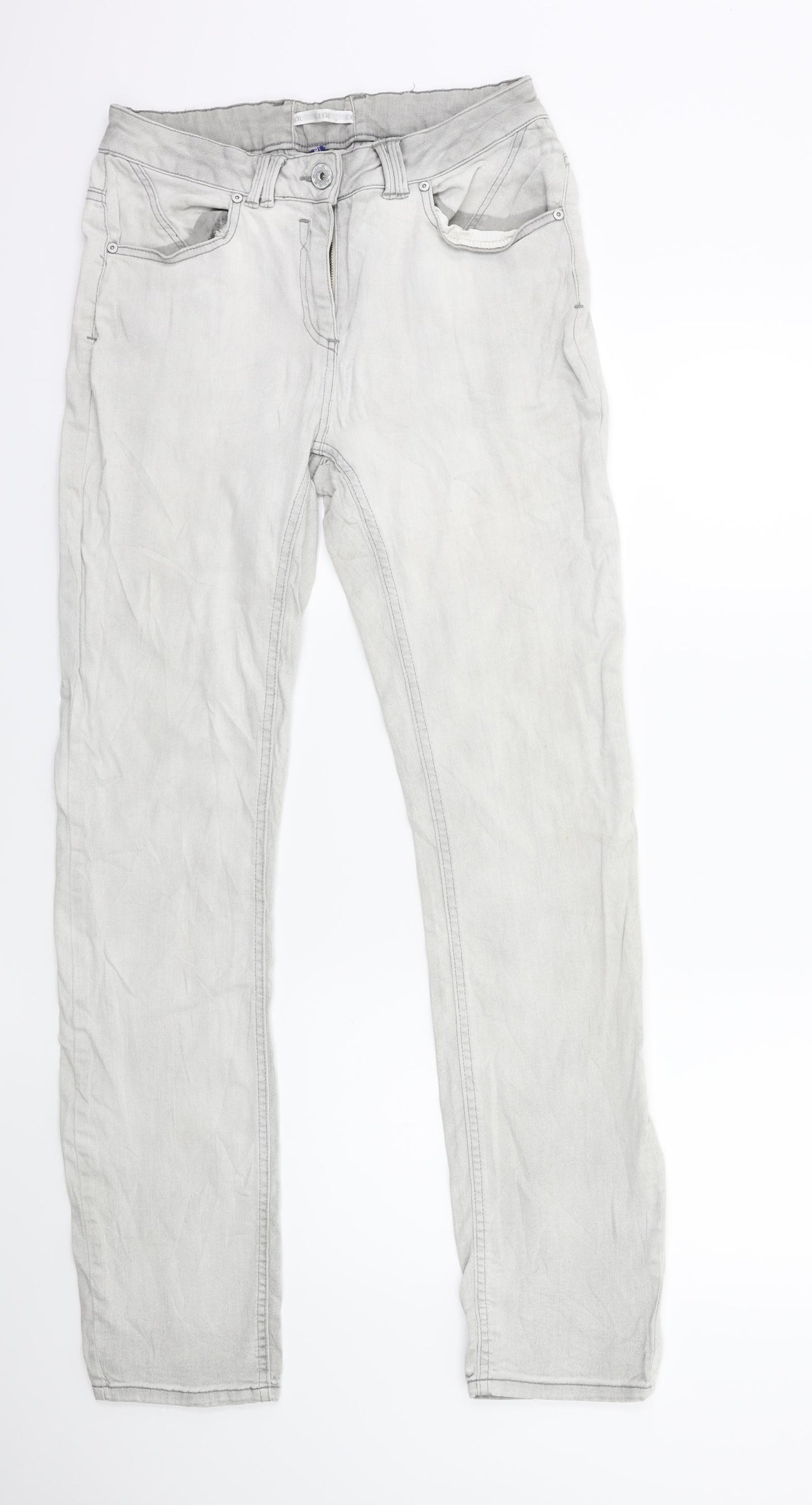 Cecil Mens Grey  Denim Straight Jeans Size 30 in L31 in