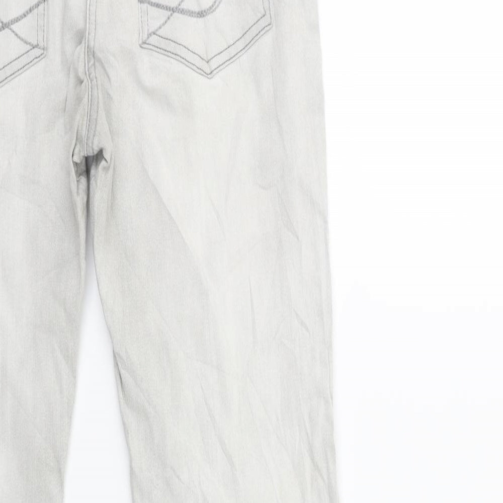 Cecil Mens Grey  Denim Straight Jeans Size 30 in L31 in