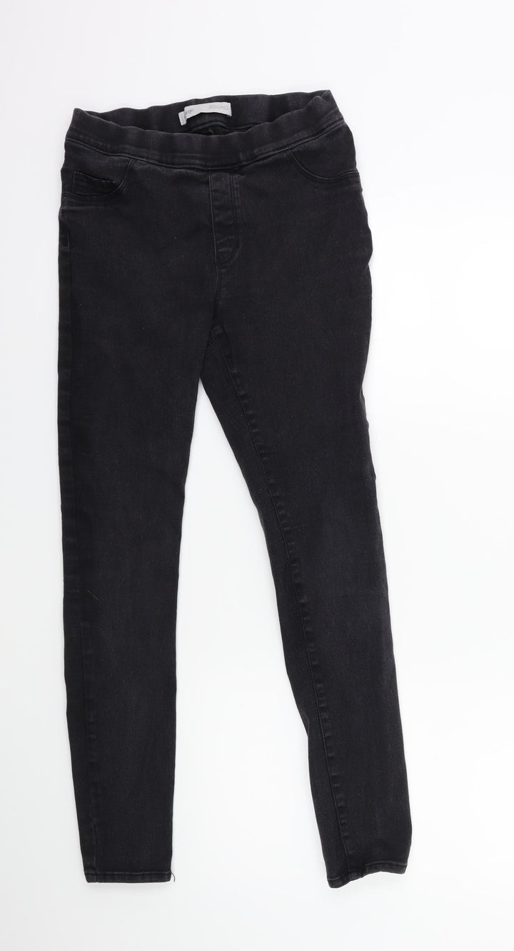 George Womens Black Denim Jegging Jeans Size 10 L26 in
