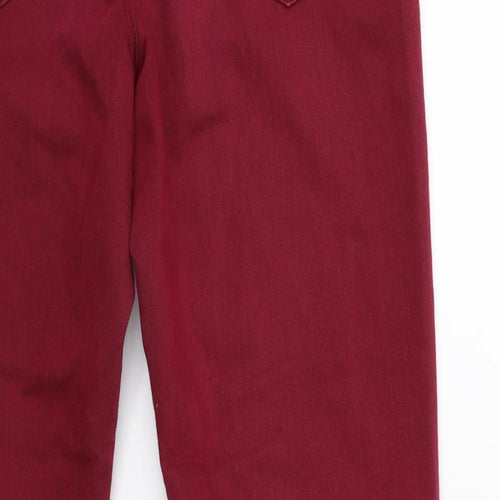 Marks and Spencer Womens Red  Denim Skinny Jeans Size 10 L29 in