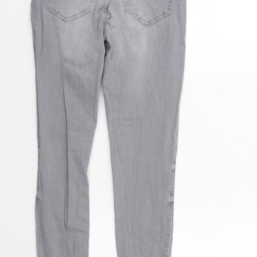 Denim & Co. Womens Grey  Denim Skinny Jeans Size 8 L29 in