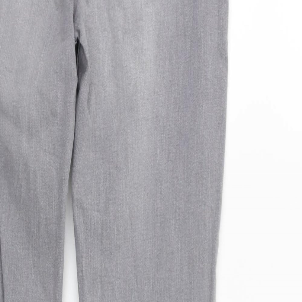 Denim & Co. Womens Grey  Denim Skinny Jeans Size 8 L29 in