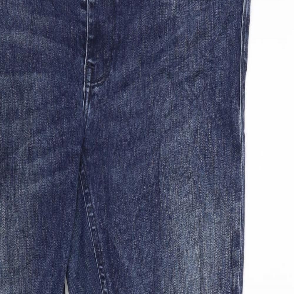 H&M Womens Blue  Denim Skinny Jeans Size 14 L30 in
