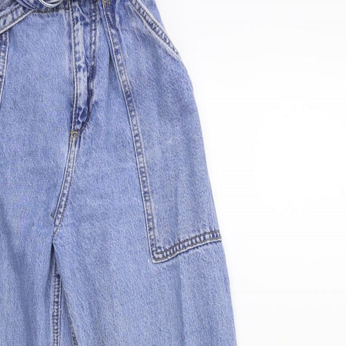 River Island Womens Blue  Denim Mom Jeans Size 10 L25 in