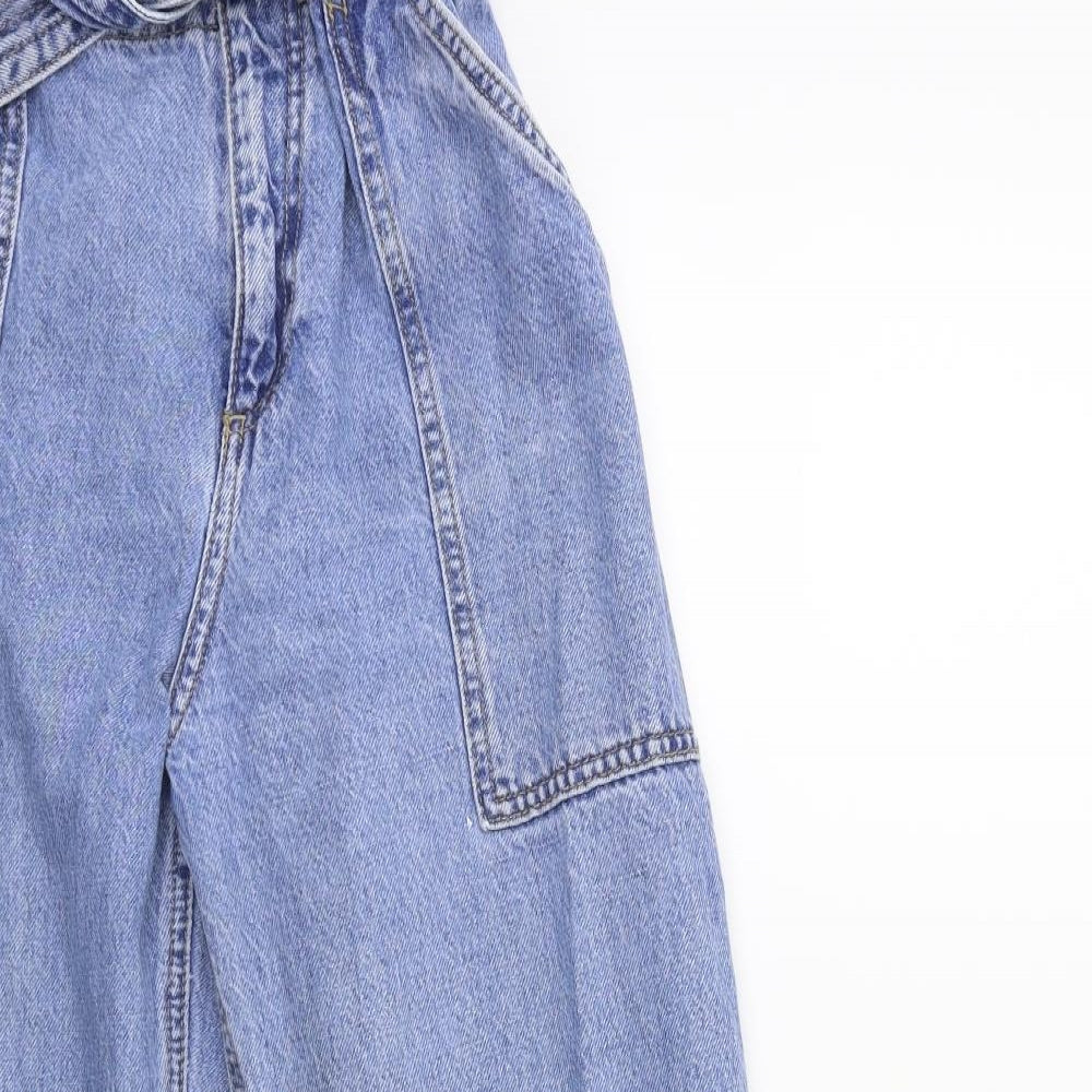 River Island Womens Blue  Denim Mom Jeans Size 10 L25 in