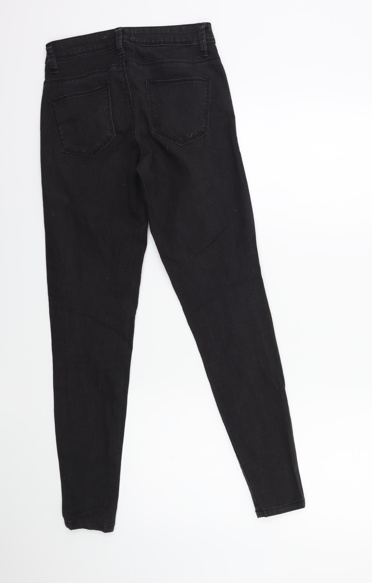 Denim & Co. Womens Black  Denim Skinny Jeans Size 6 L27 in