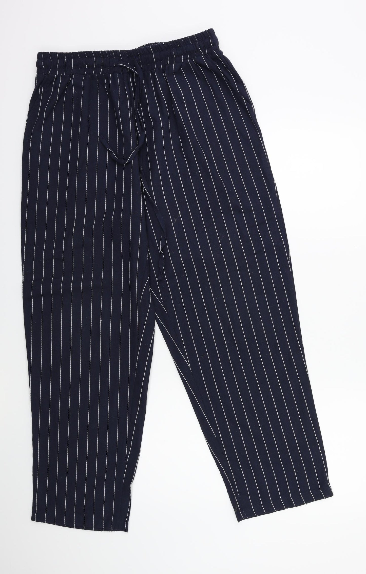 Zanzea Womens Blue Striped  Trousers  Size XL L30 in