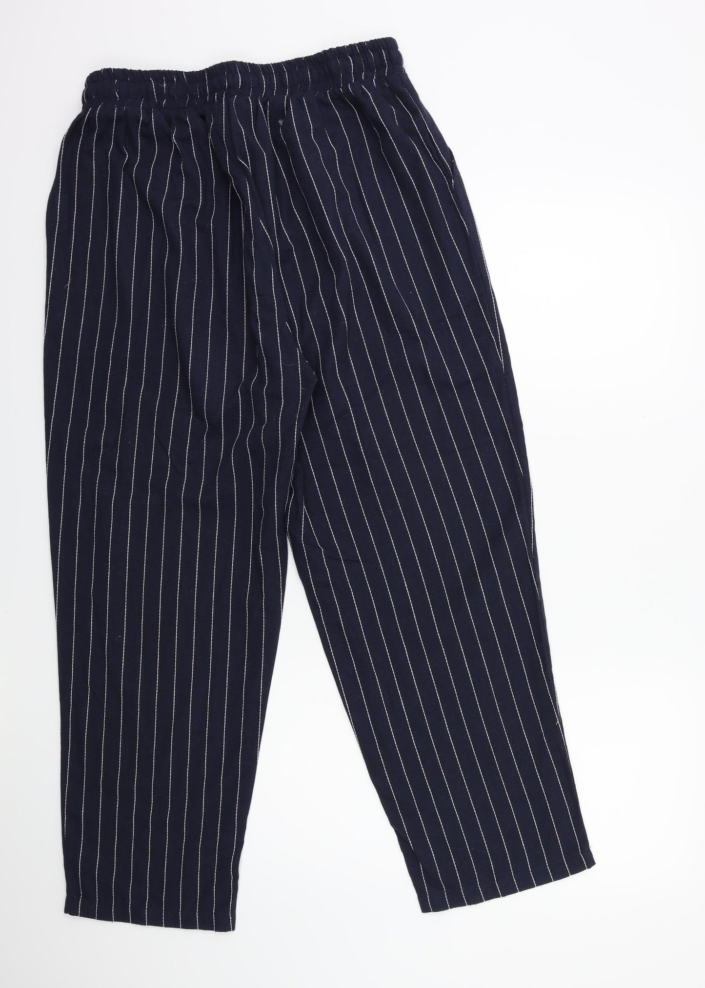 Zanzea Womens Blue Striped  Trousers  Size XL L30 in