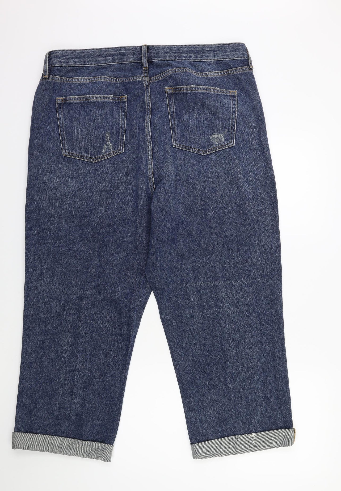 George Womens Blue  Denim Mom Jeans Size 20 L24 in