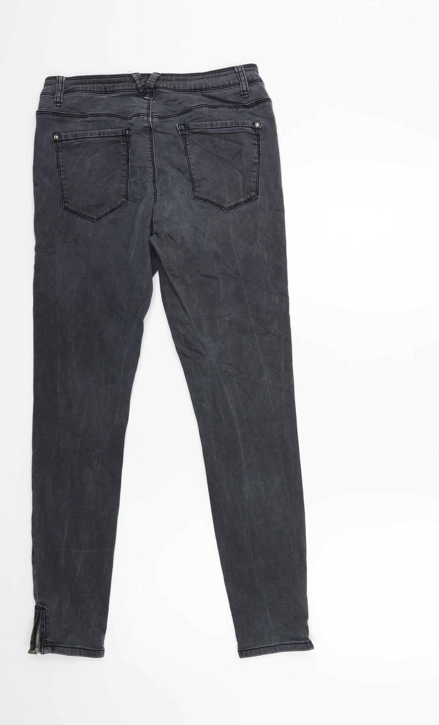 Sinsay Womens Grey  Denim Skinny Jeans Size M L27 in