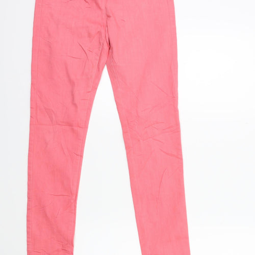 VERO MODA Womens Pink  Denim Skinny Jeans Size XS L32 in