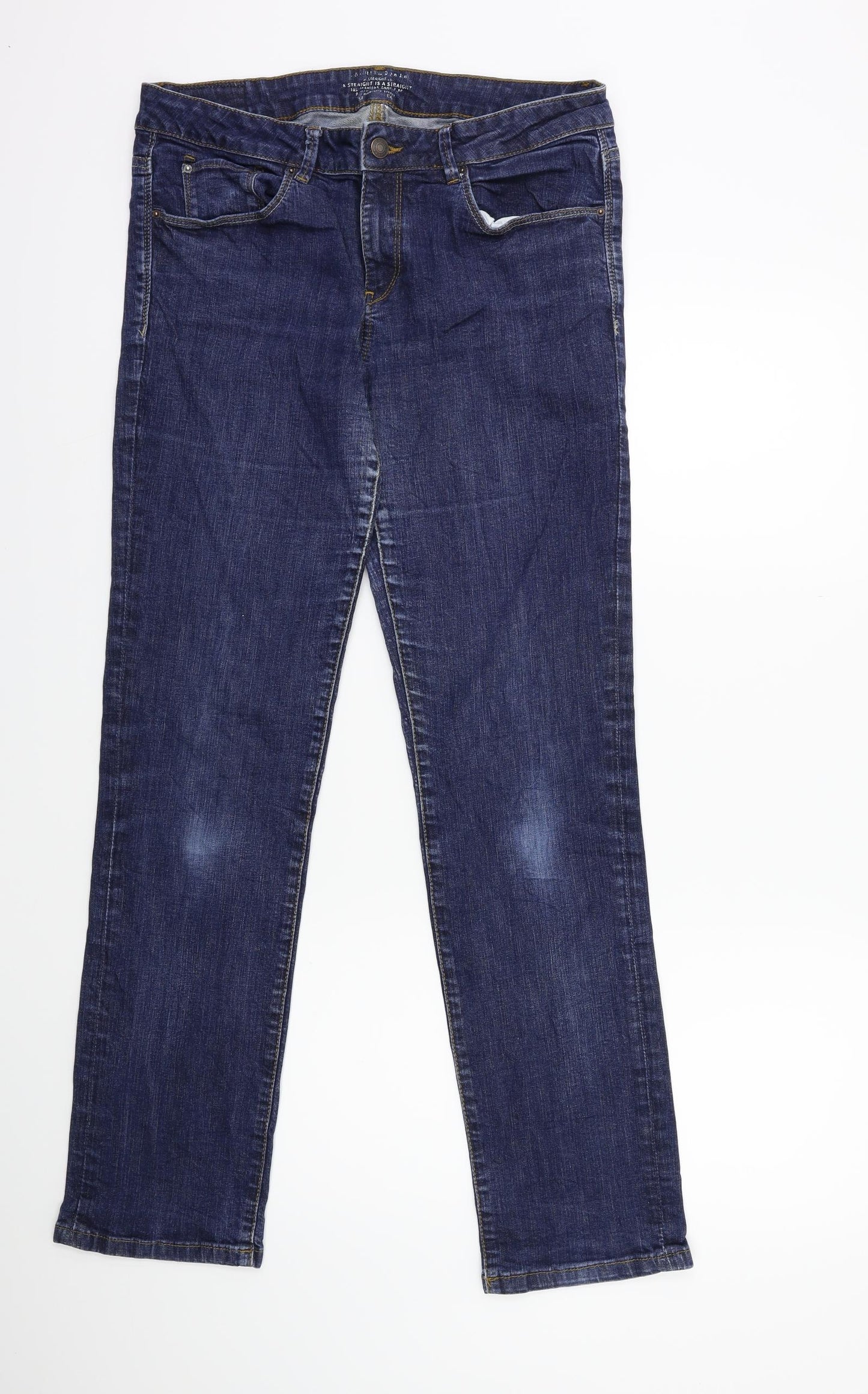 Esprit Womens Blue  Denim Straight Jeans Size 30 in L30 in