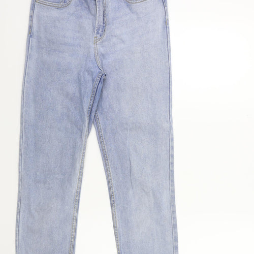 Brave Soul Womens Blue  Denim Mom Jeans Size 10 L25 in