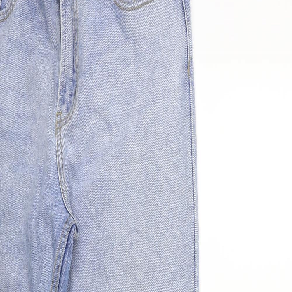 Brave Soul Womens Blue  Denim Mom Jeans Size 10 L25 in