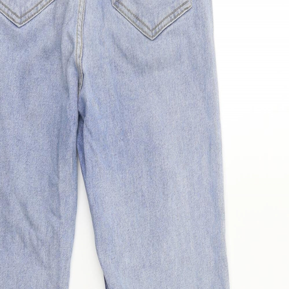 Brave Soul Womens Blue  Denim Mom Jeans Size 10 L25 in