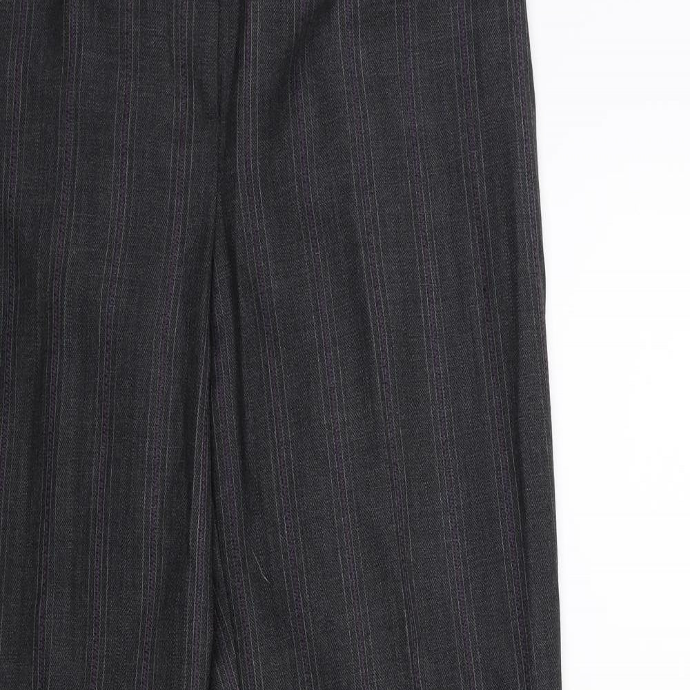 NEXT Womens Blue Striped  Trousers  Size 10 L30 in